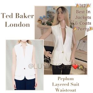 Ted Baker Layered Waistcoat Top🎉HP🎉